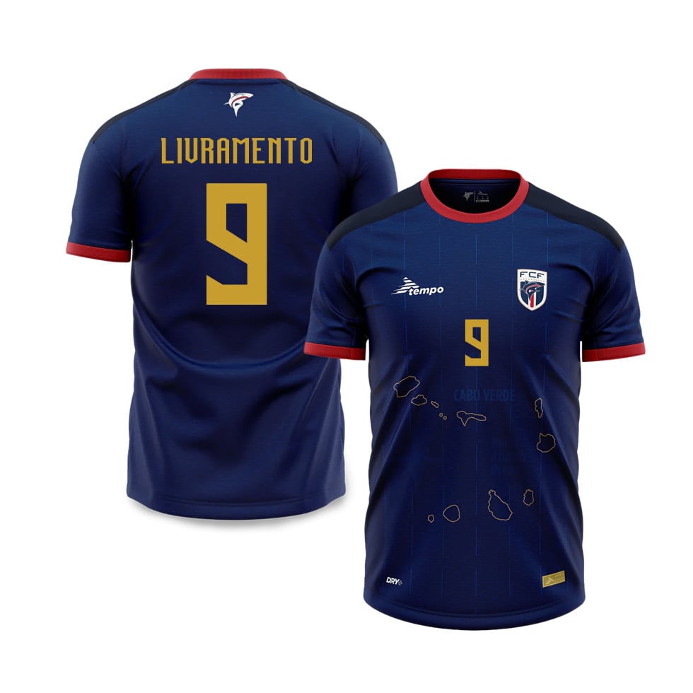 Dailon Livramento 9 Cape Verde National Team 2026 Home Jersey - Blue, Men
