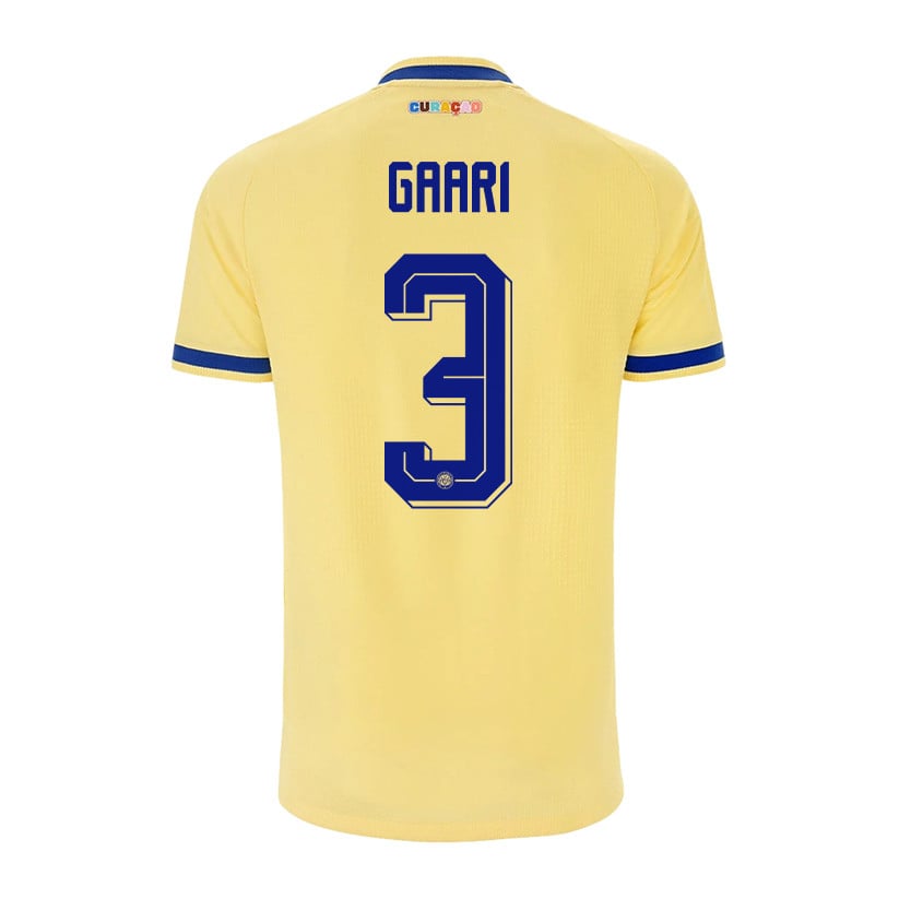 Juriën Gaari 3 Curaçao National Team 2026 Away Jersey - Yellow, Men