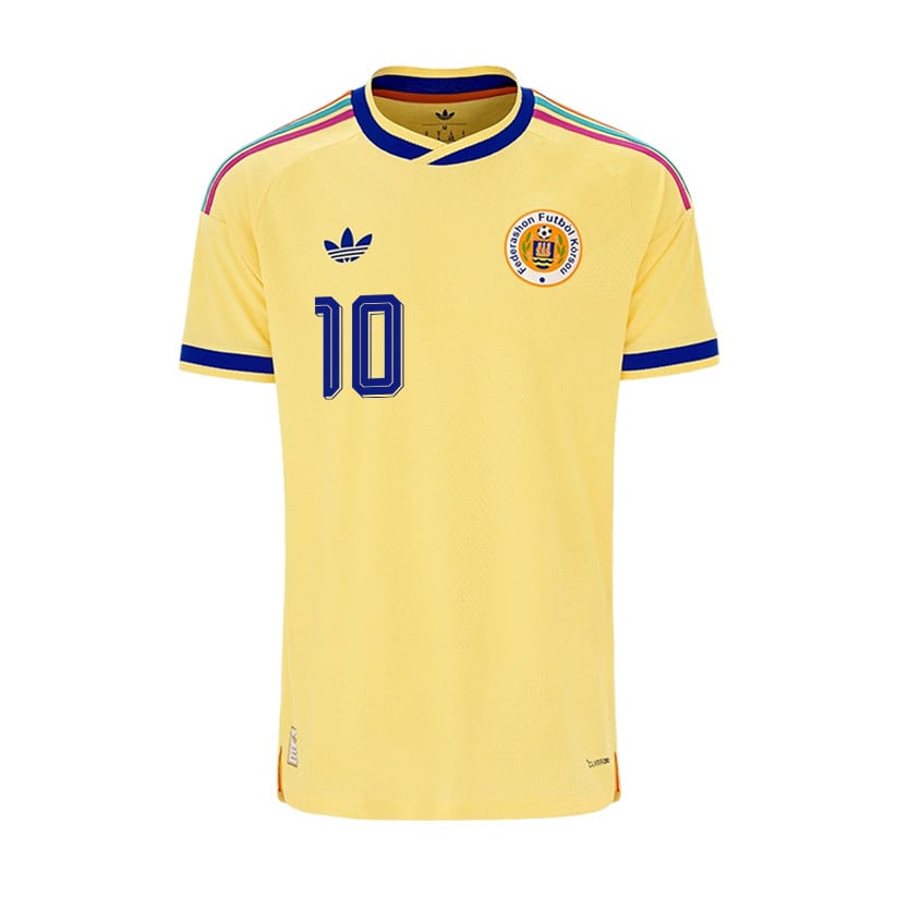 Leandro Bacuna 10 Youth Curaçao National Team 2026 Away Jersey - Yellow