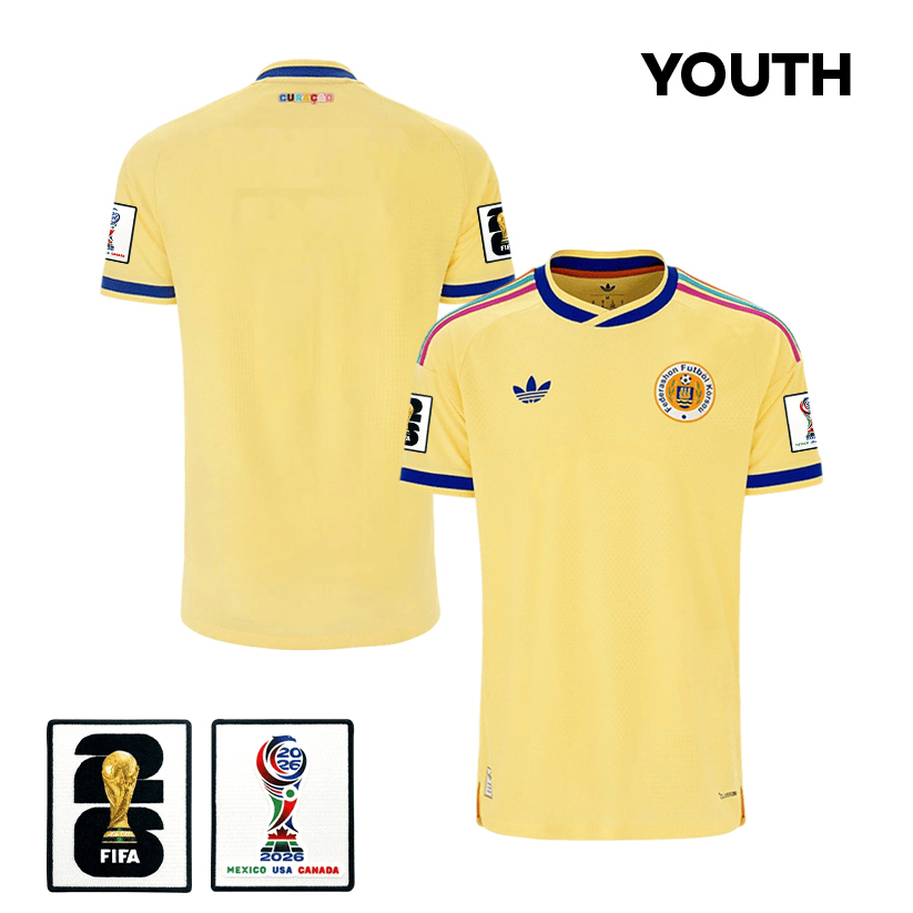 Curaçao National Team 2026 Youth Away Jersey - Yellow