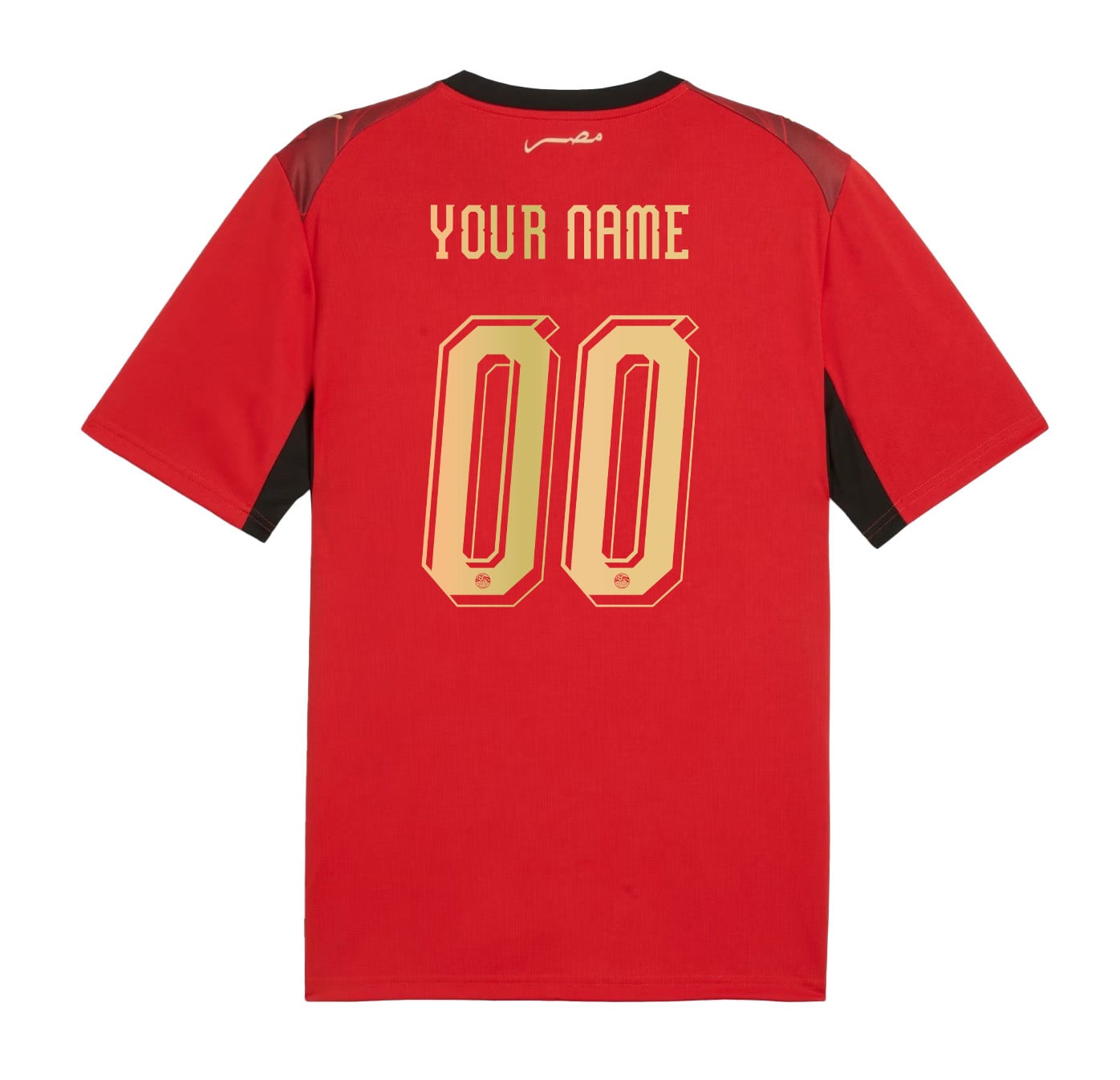 Egypt National Team 2026 Personalized Home Jersey - Red, Men