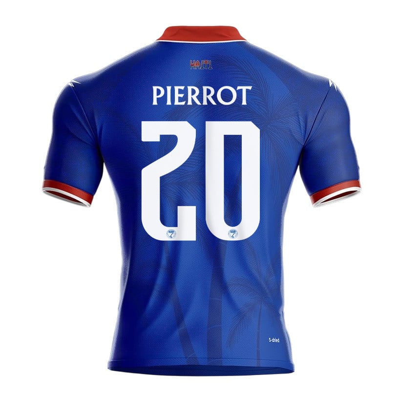 Frantzdy Pierrot 20 Haiti National Team 2026 Home Jersey - Blue, Men