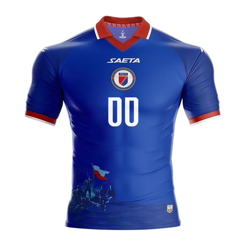 Haiti National Team 2026 Personalized Home Jersey - Blue, Men