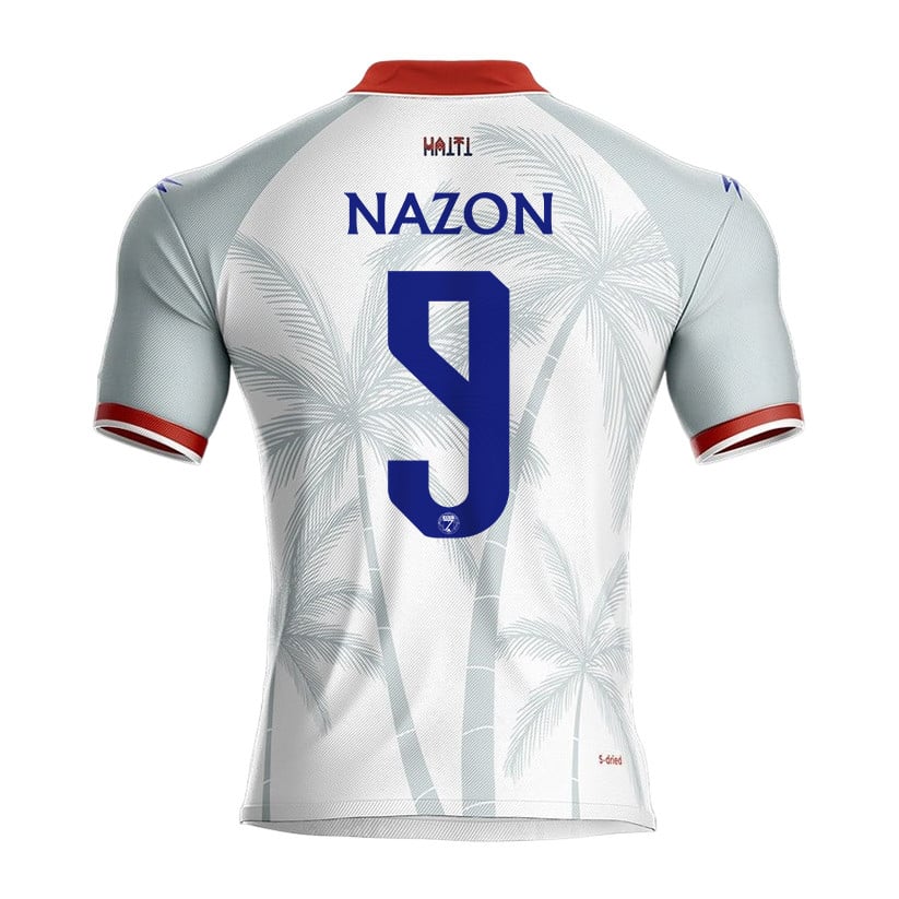 Duckens Nazon 9 Haiti National Team 2026 Away Jersey - White, Men