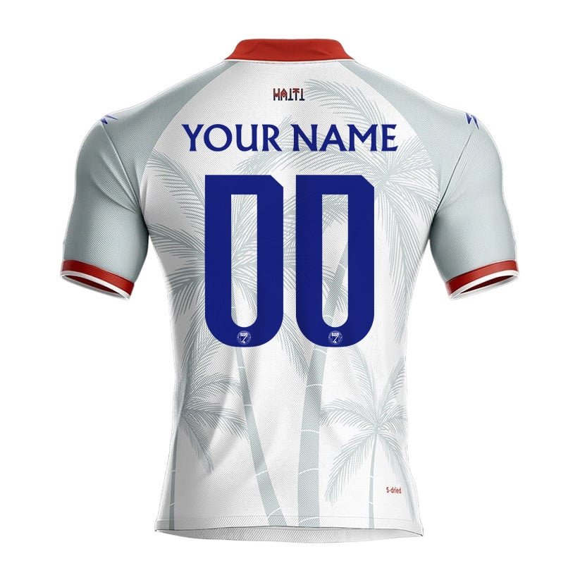 Haiti National Team 2026 Personalized Away Jersey - White, Men