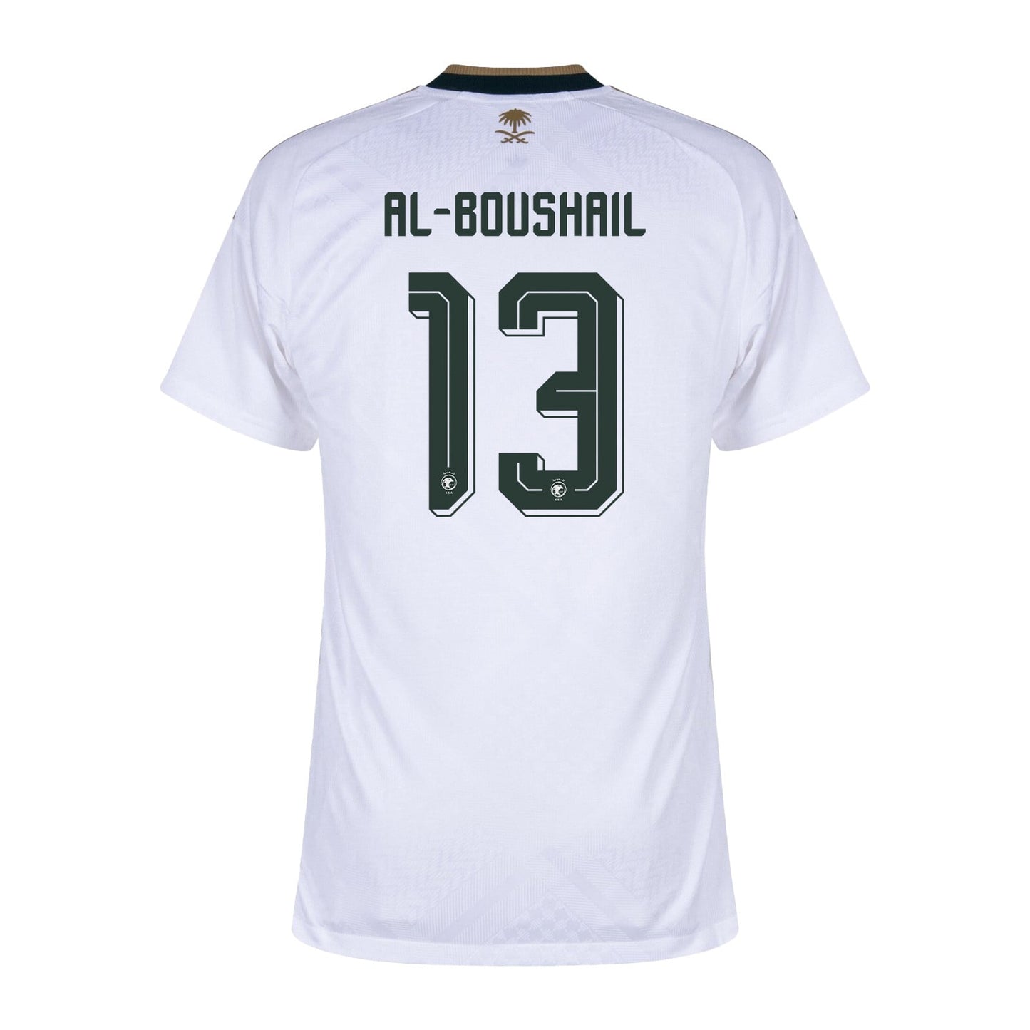Nawaf Al-Boushail 13 Saudi Arabia National Team 2026 Away Jersey - White, Men