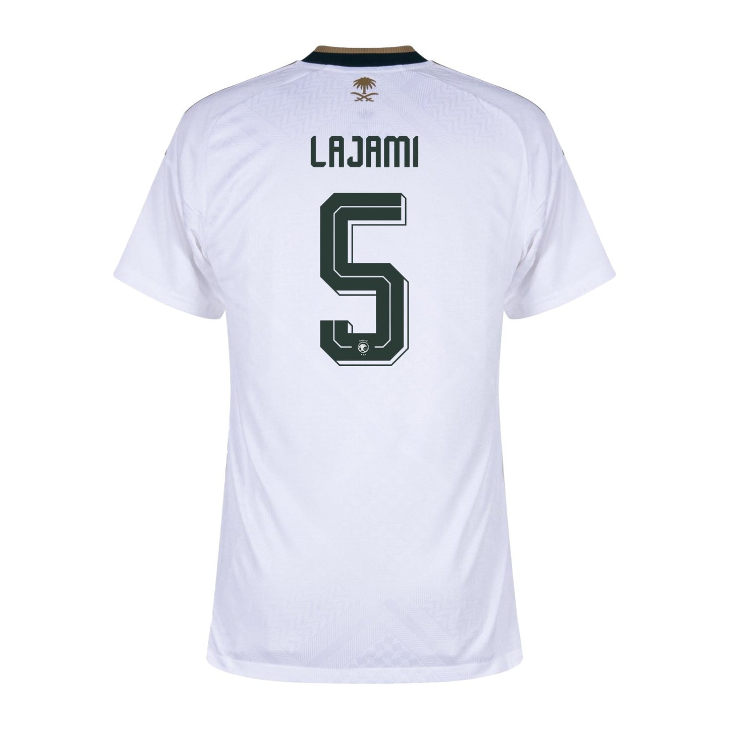 Ali Lajami 5 Saudi Arabia National Team 2026 Away Jersey - White, Men