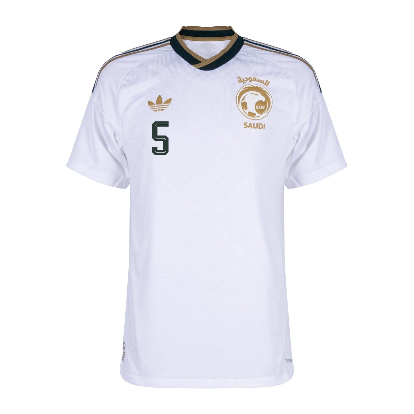 Ali Lajami 5 Saudi Arabia National Team 2026 Away Jersey - White, Men