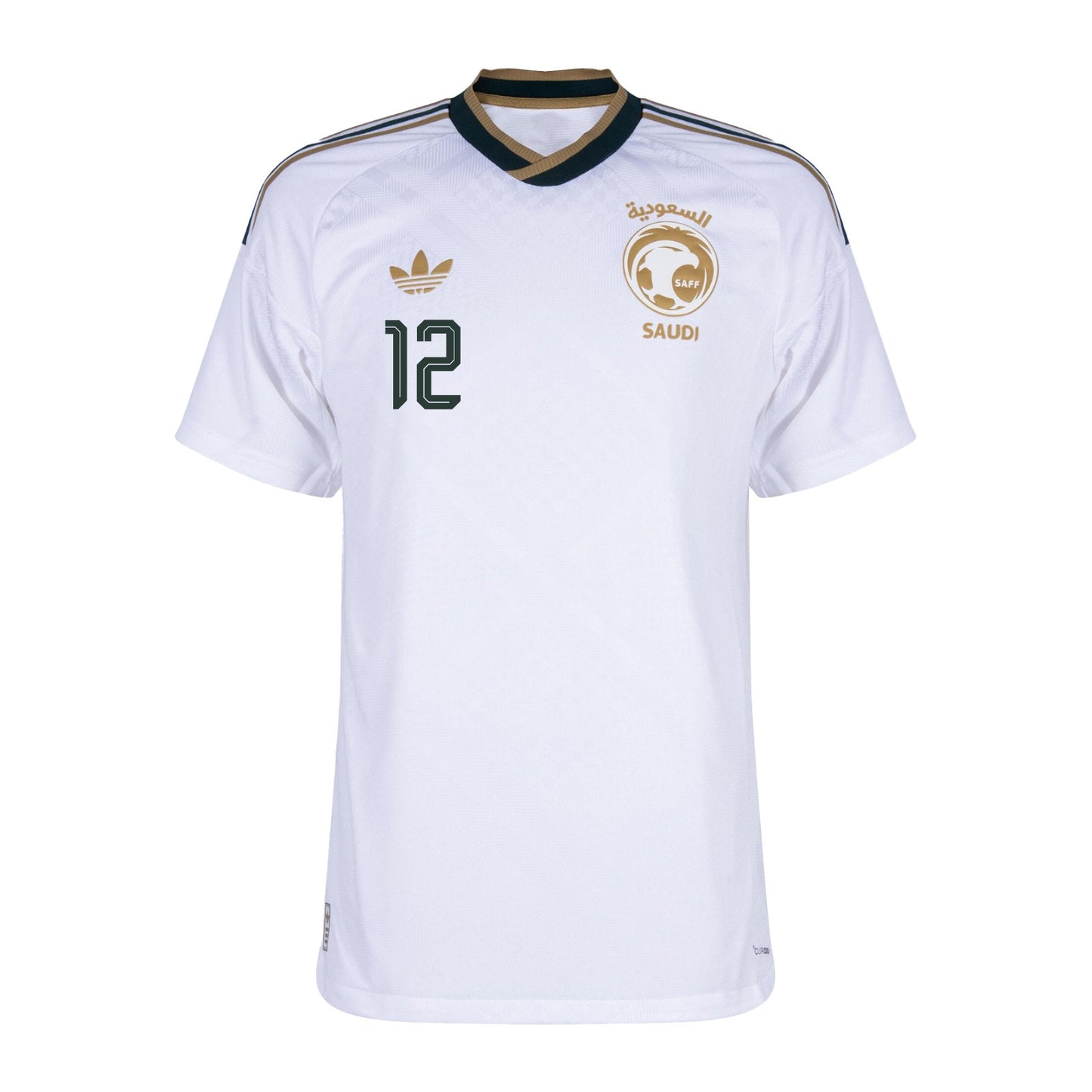 Saud Abdulhamid 12 Saudi Arabia National Team 2026 Away Jersey - White, Men