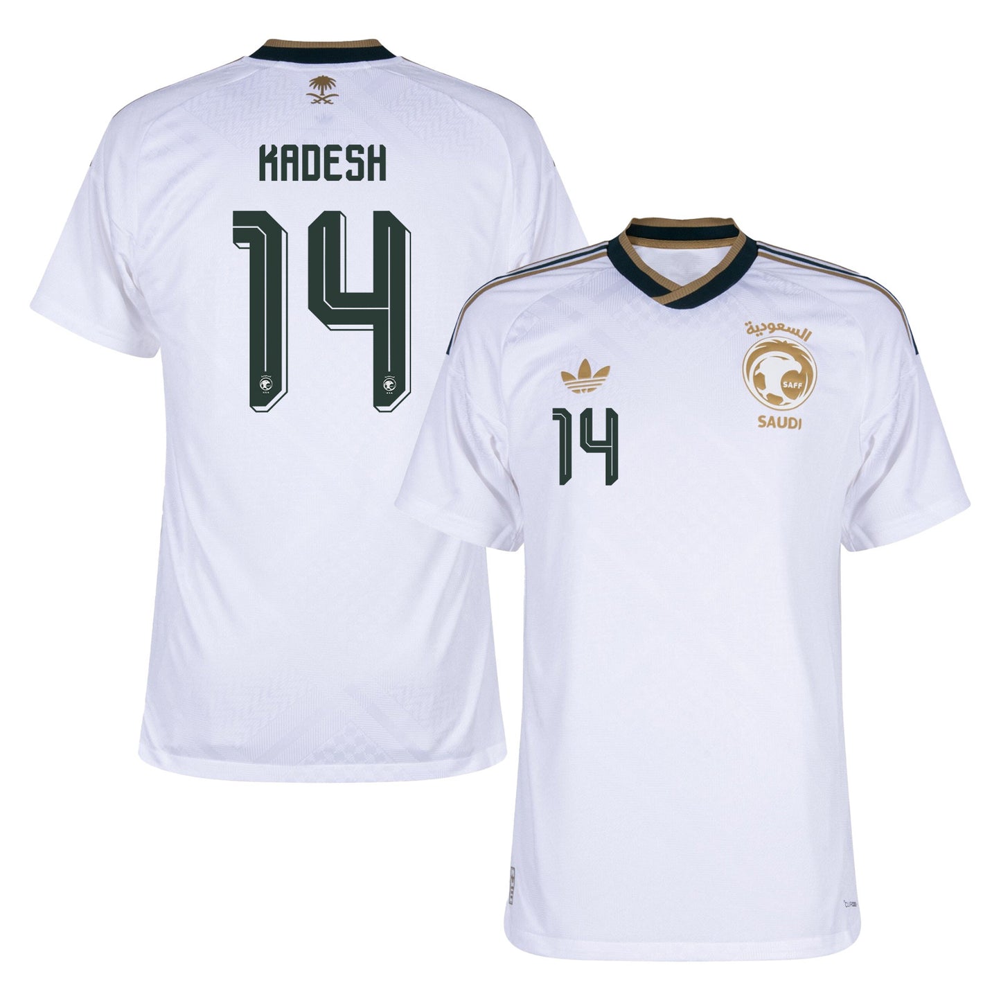 Hasan Kadesh 14 Saudi Arabia National Team 2026 Away Jersey - White, Men