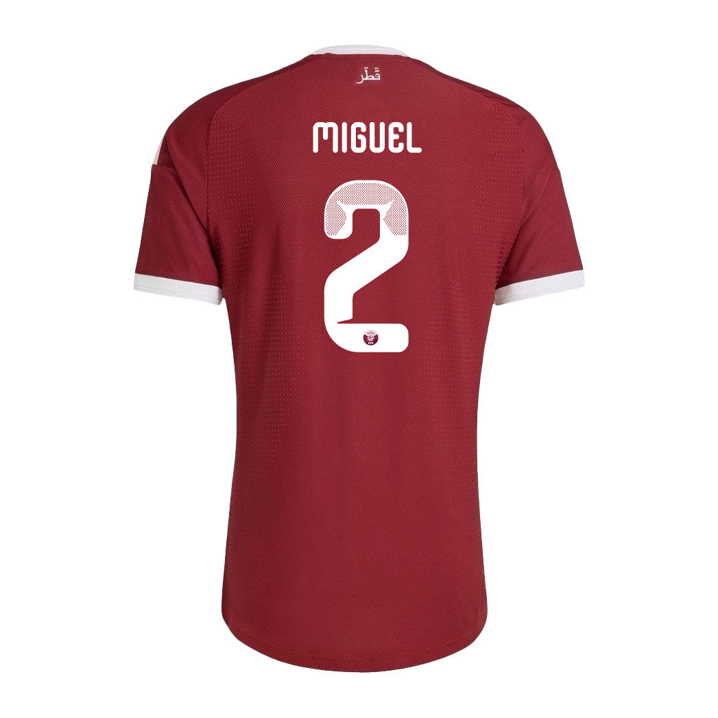 Pedro Miguel 2 Qatar National Team 2026 Home Jersey - Red, Men