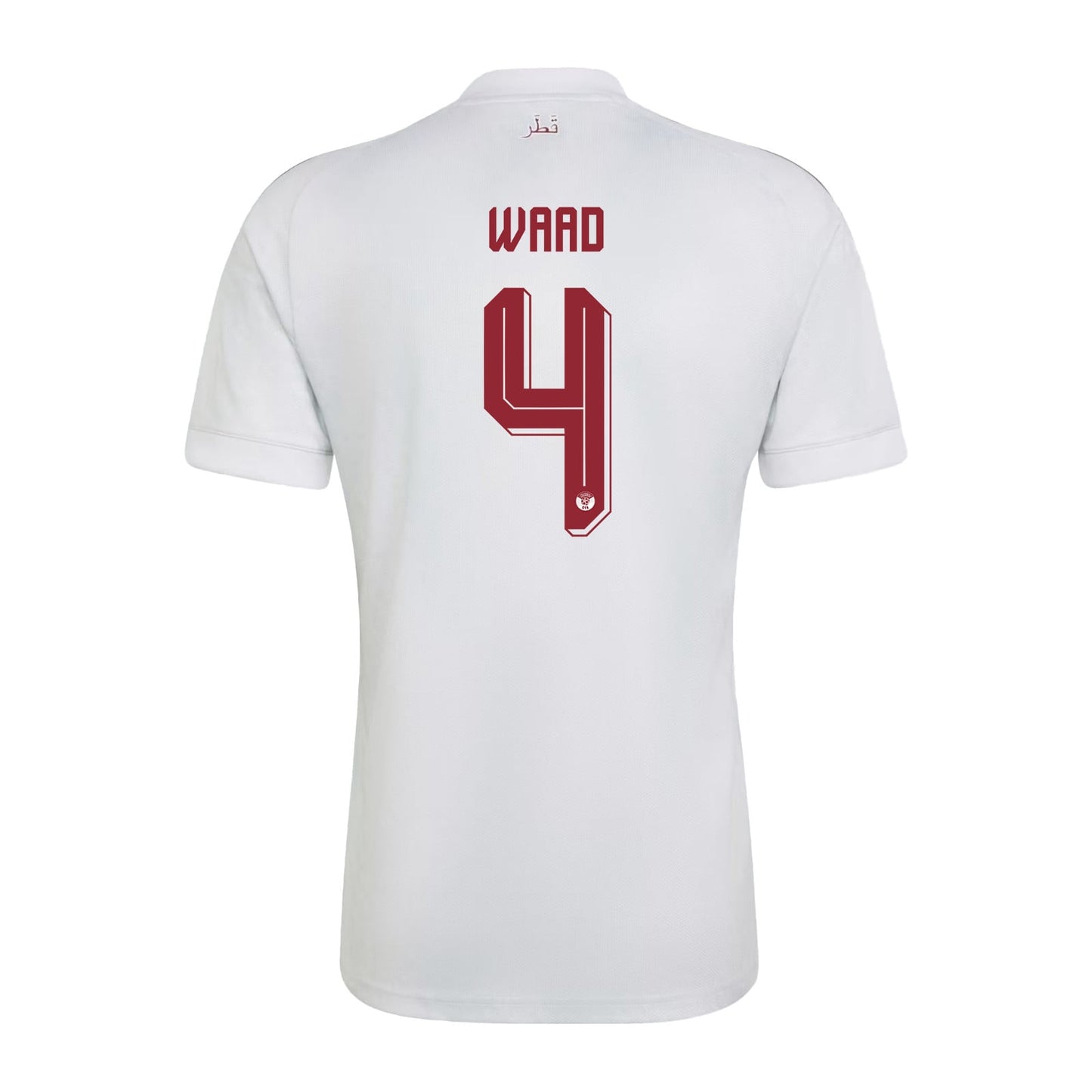 Mohammed Waad 4 Qatar National Team 2026 Away Jersey - White, Men