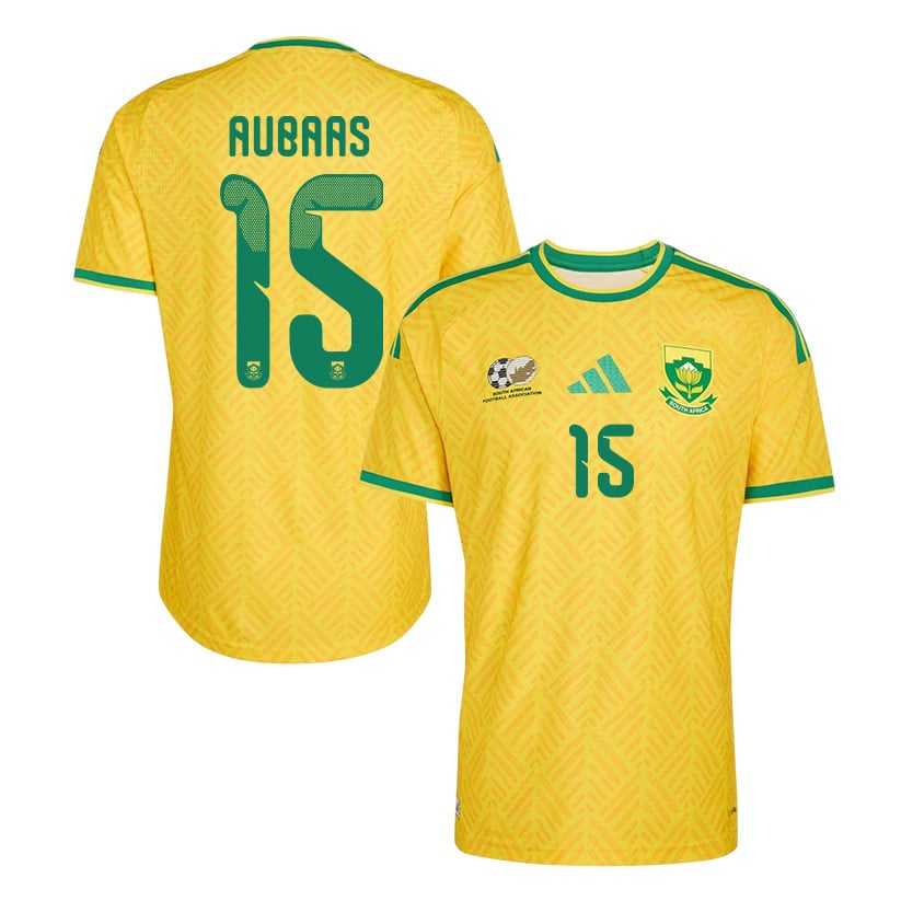 Bathusi Aubaas 15 South Africa National Team 2026 Home Jersey - Yellow, Men