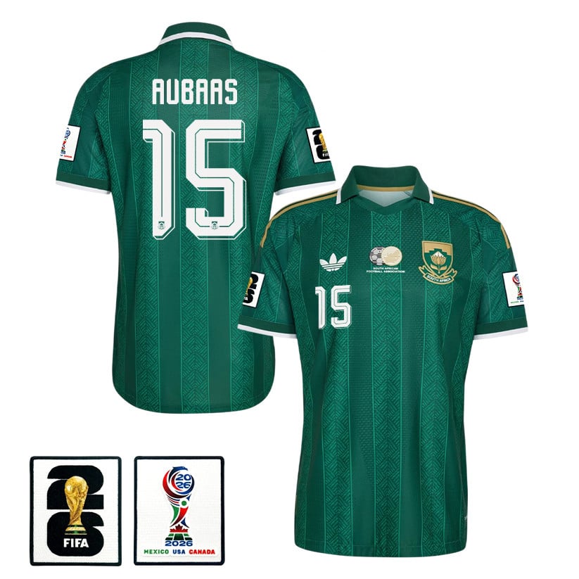 Bathusi Aubaas 15 South Africa National Team 2026 Away Jersey - Green, Men