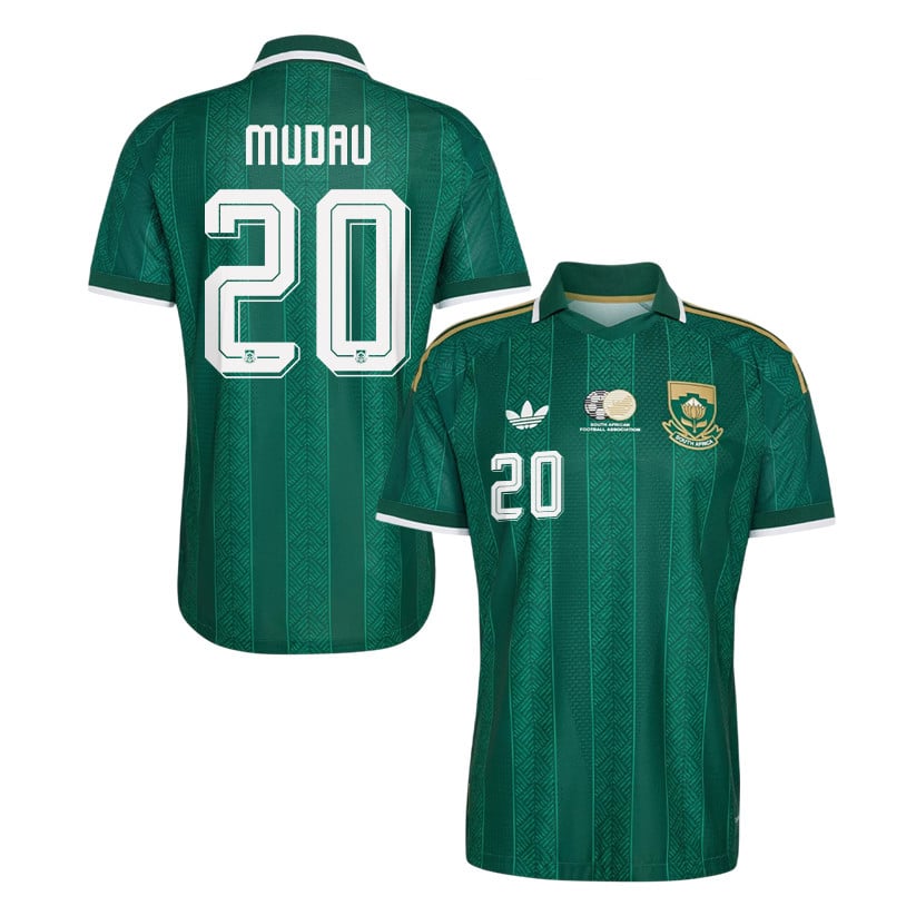 Khuliso Mudau 20 South Africa National Team 2026 Away Jersey - Green, Men