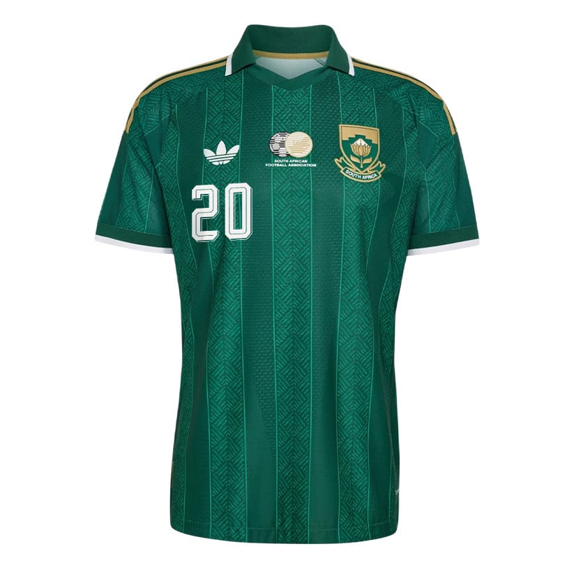 Khuliso Mudau 20 South Africa National Team 2026 Away Jersey - Green, Men
