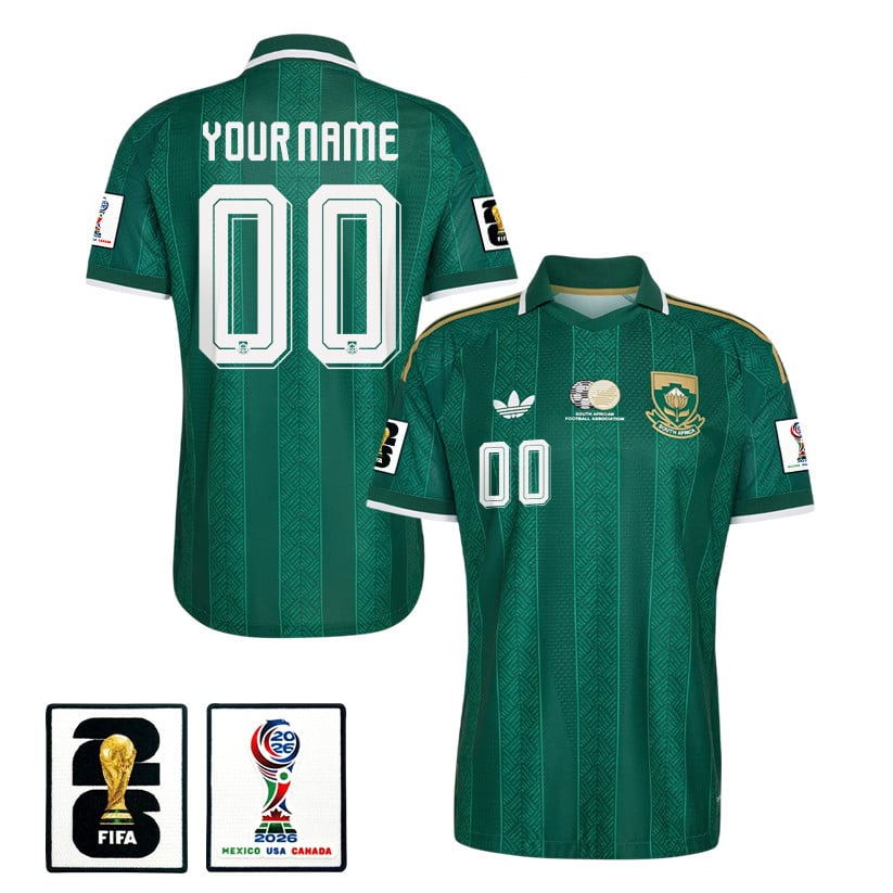 South Africa National Team 2026 Personalized Away Jersey - Green, Men