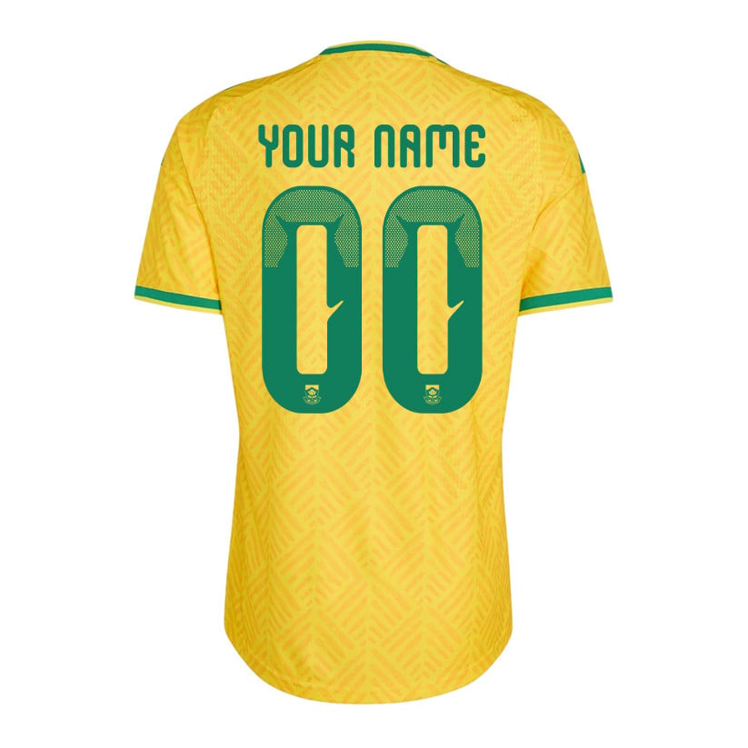 South Africa National Team 2026 Youth Home Jersey - Yellow