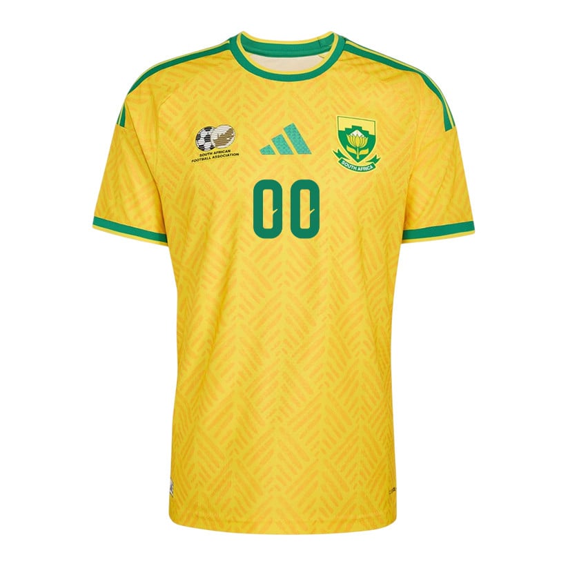 South Africa National Team 2026 Youth Home Jersey - Yellow