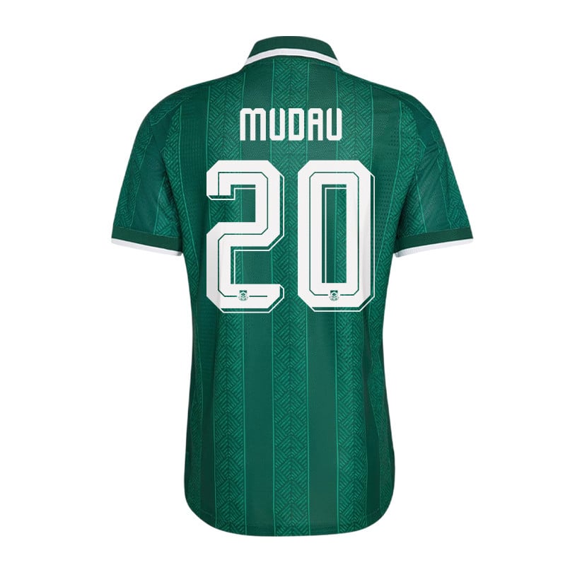 Khuliso Mudau 20 Youth South Africa National Team 2026 Away Jersey - Green