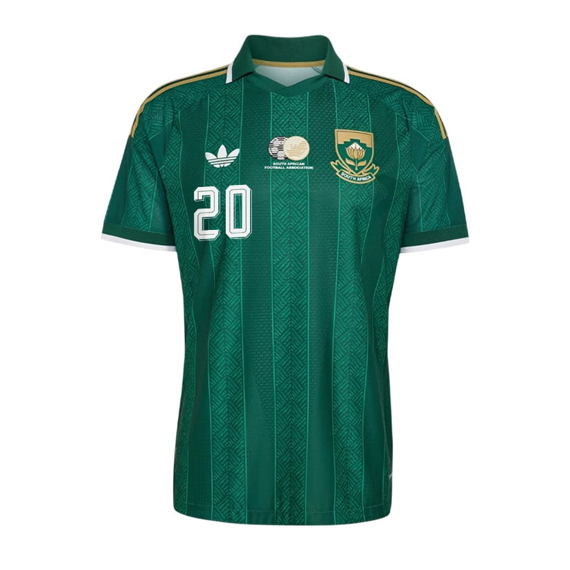 Khuliso Mudau 20 Youth South Africa National Team 2026 Away Jersey - Green