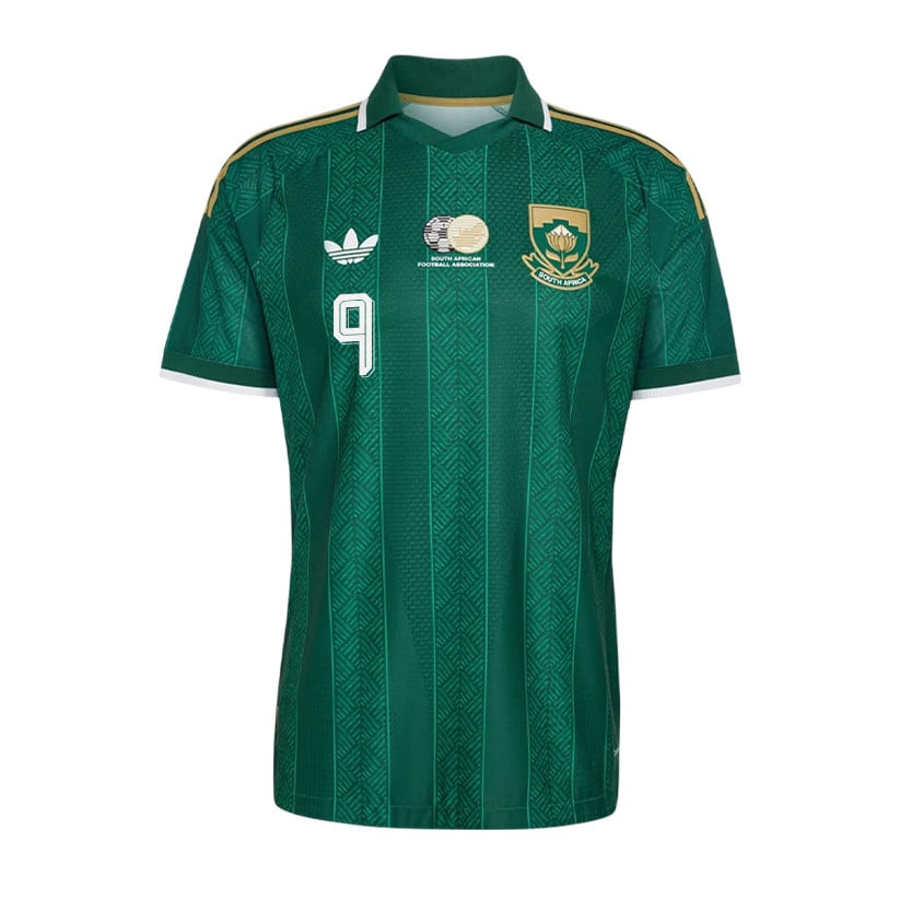 Lyle Foster 9 Youth South Africa National Team 2026 Away Jersey - Green