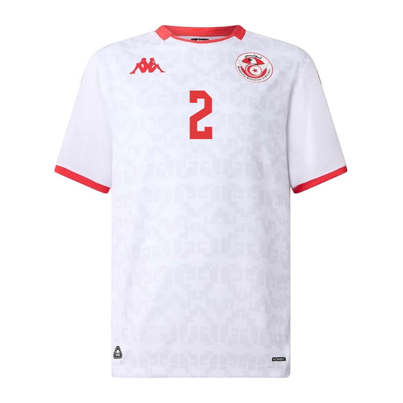 Ali Abdi 2 Tunisia National Team 2026 Away Jersey - White, Men