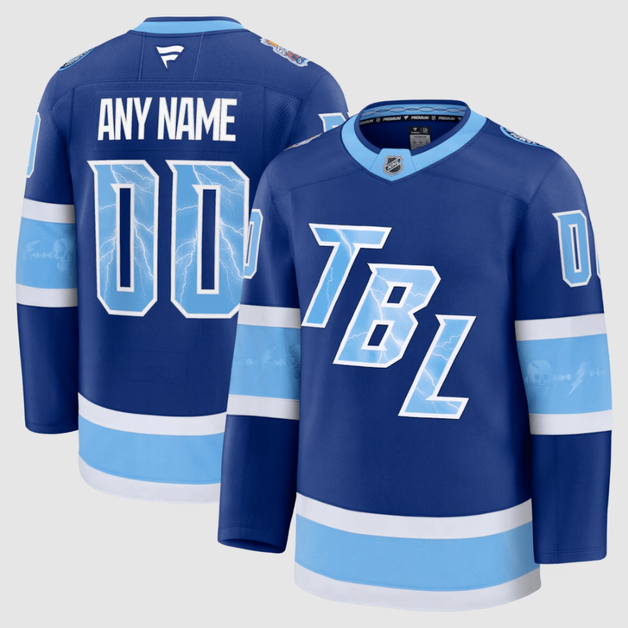 Tampa Bay Lightning 2026 NHL Stadium Series Premium Custom Jersey - Blue
