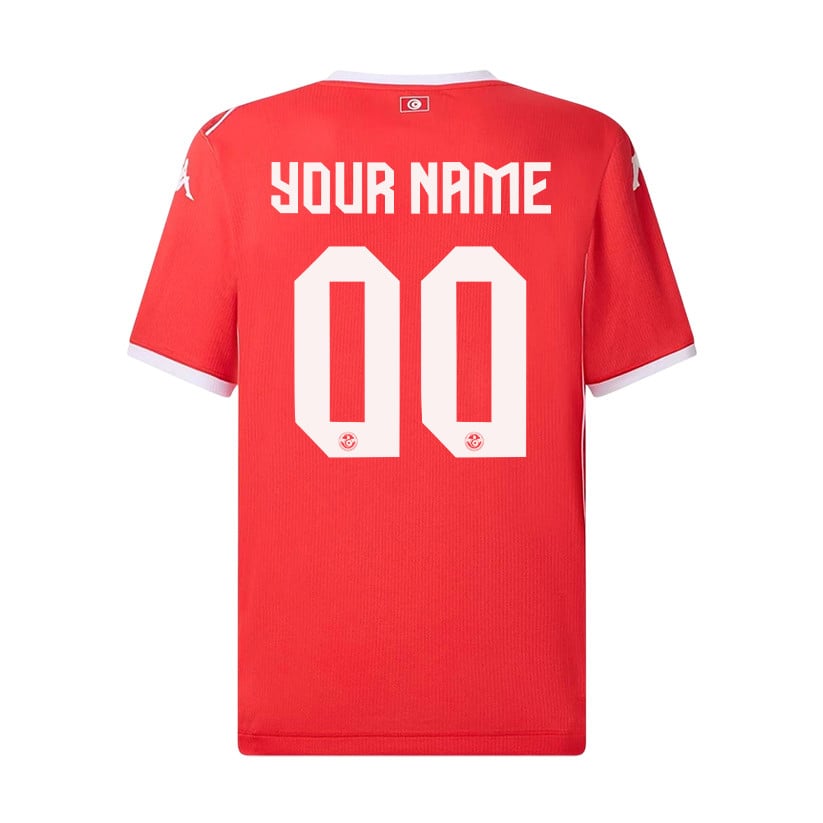 Tunisia National Team 2026 Youth Personalized Home Jersey - Red