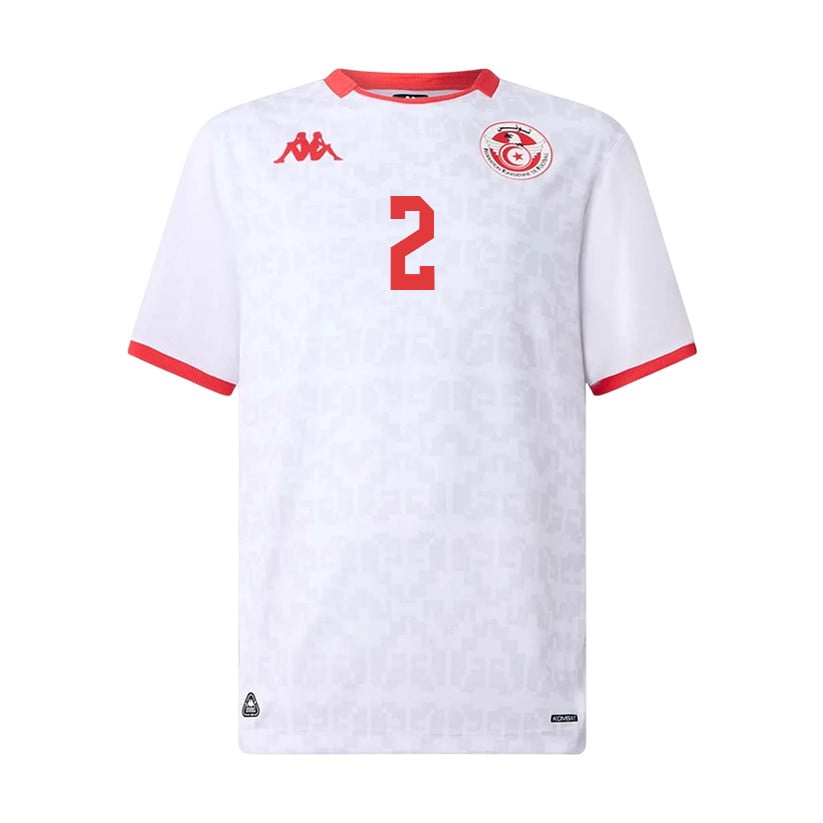 Ali Abdi 2 Youth Tunisia National Team 2026 Away Jersey - White