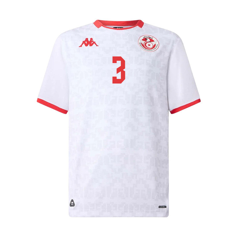 Montassar Talbi 3 Youth Tunisia National Team 2026 Away Jersey - White