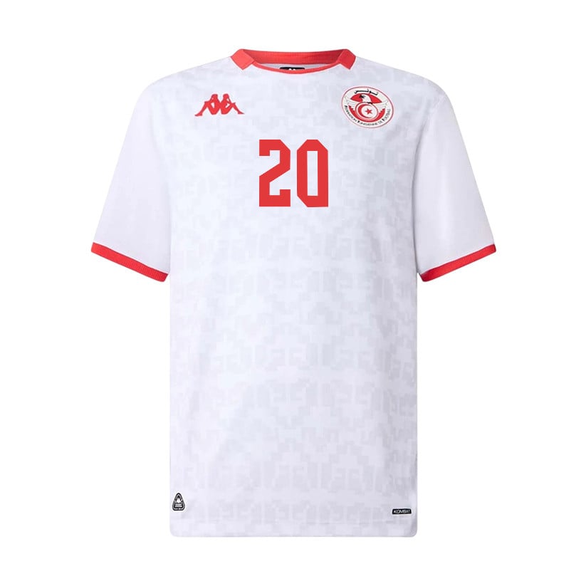 Yan Valery 20 Youth Tunisia National Team 2026 Away Jersey - White