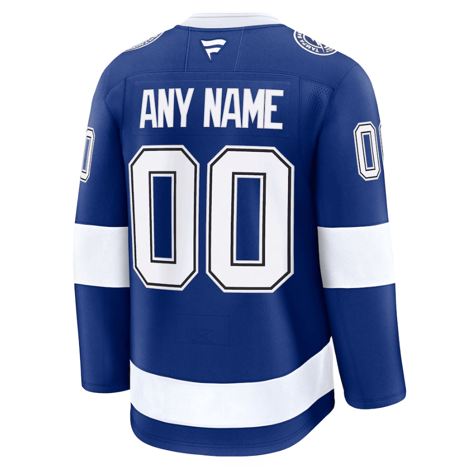 Tampa Bay Lightning Home Premium Custom Jersey - Blue
