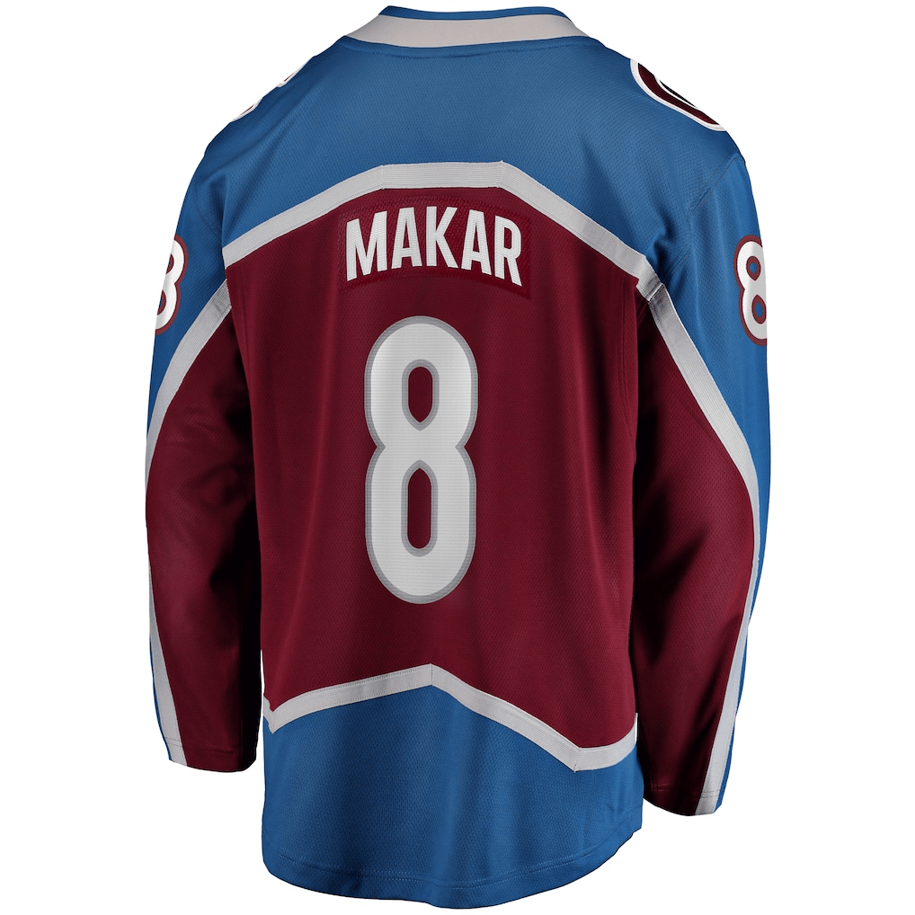 Cale Makar 8 Colorado Avalanche Home Breakaway Men Jersey - Burgundy