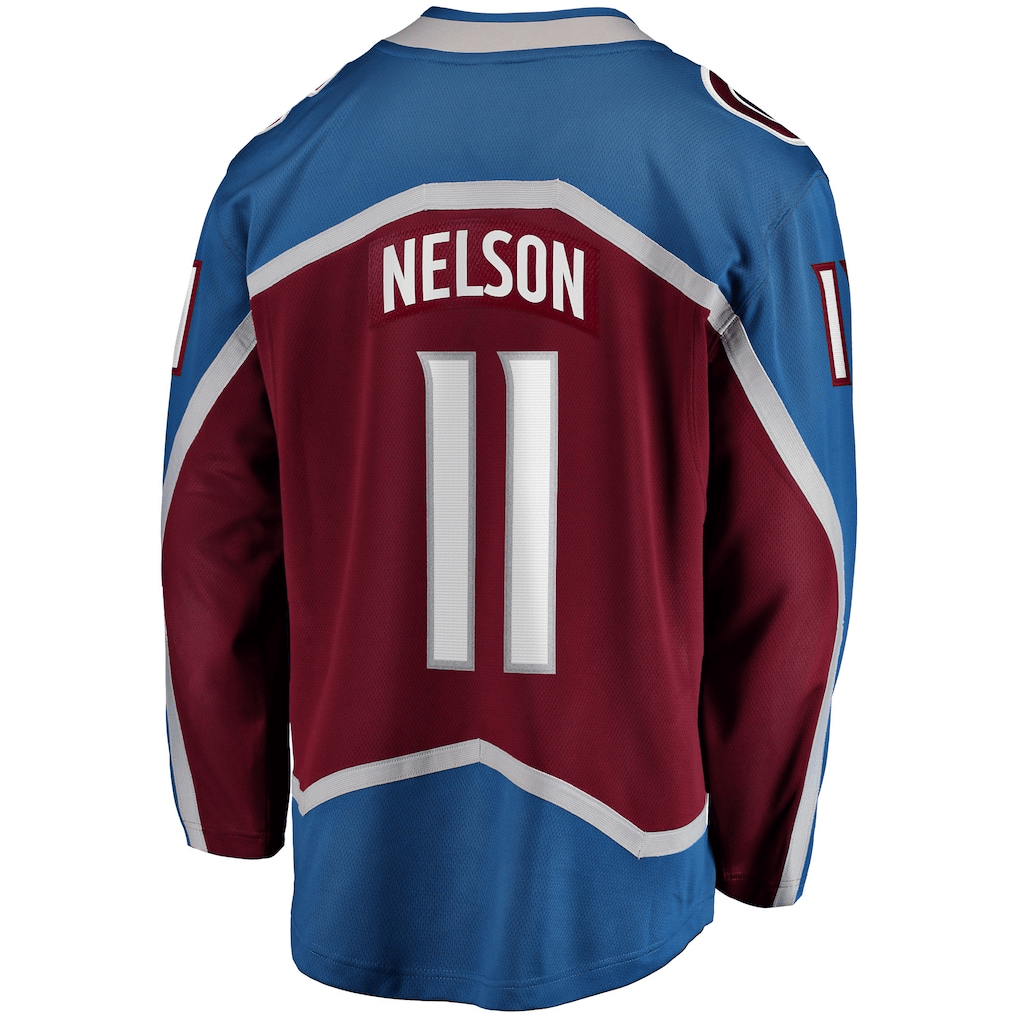 Brock Nelson 11 Colorado Avalanche Home Breakaway Men Jersey - Burgundy
