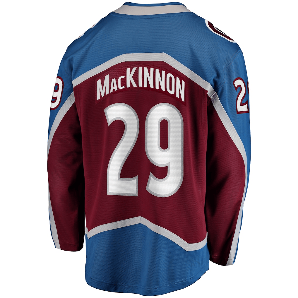 Nathan MacKinnon 29 Colorado Avalanche Home Breakaway Men Jersey - Burgundy