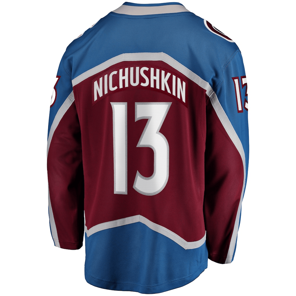 Valeri Nichushkin 13 Colorado Avalanche Home Breakaway Men Jersey - Burgundy