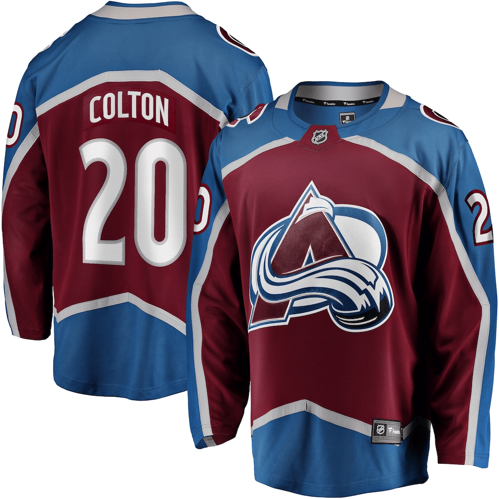 Ross Colton 20 Colorado Avalanche Home Breakaway Men Jersey - Burgundy