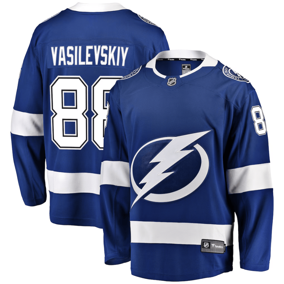 Andrei Vasilevskiy 88 Tampa Bay Lightning Home Breakaway Player Jersey - Blue