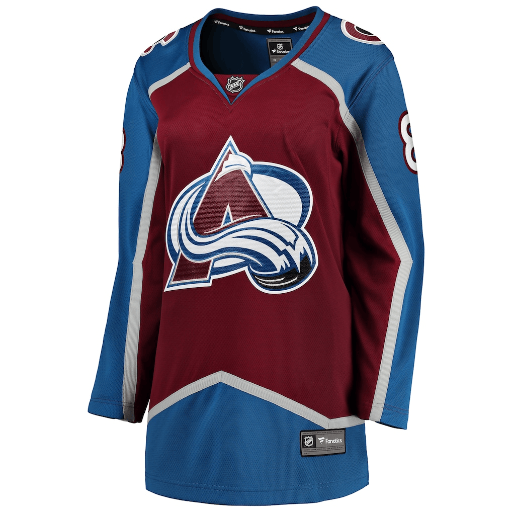 Brent Burns 84 Colorado Avalanche Women's Home Breakaway Jersey - Burgundy