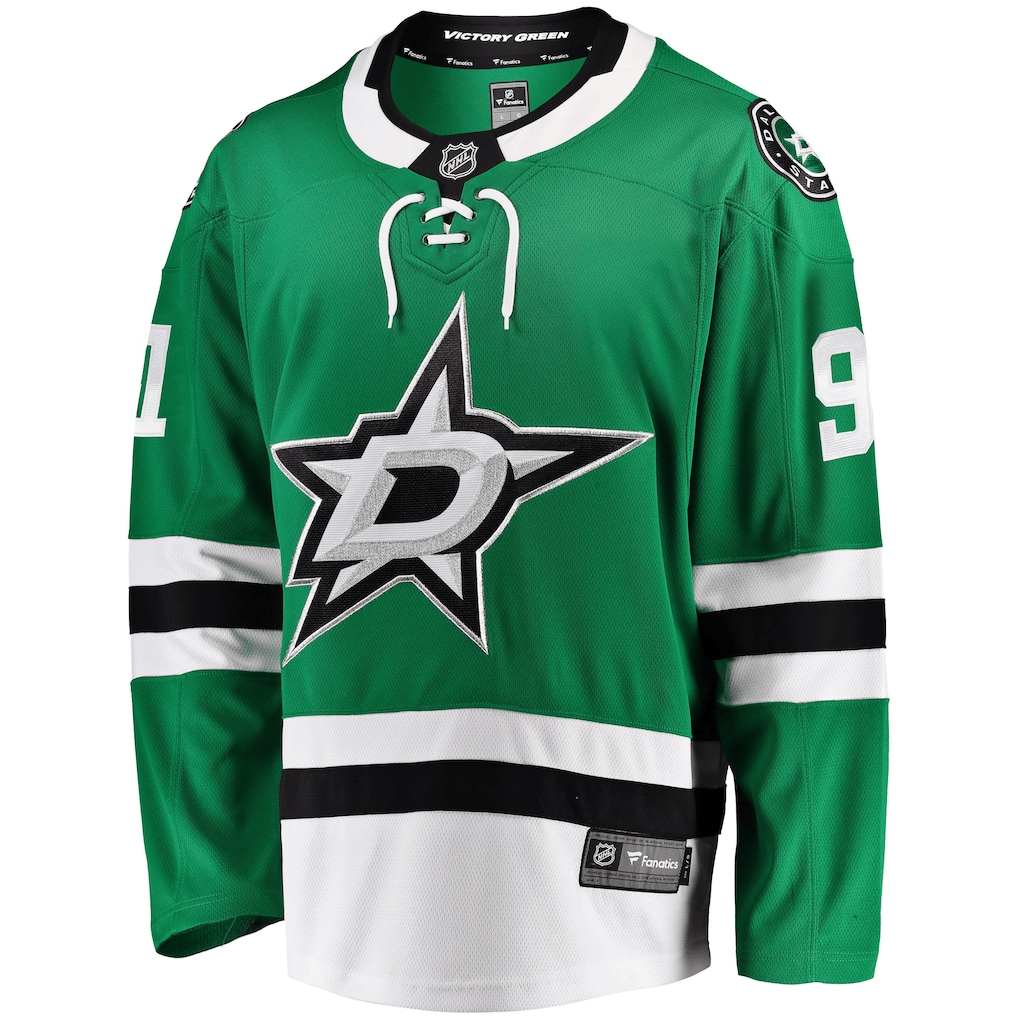 Tyler Seguin 91 Dallas Stars Home Breakaway Men Jersey - Kelly Green
