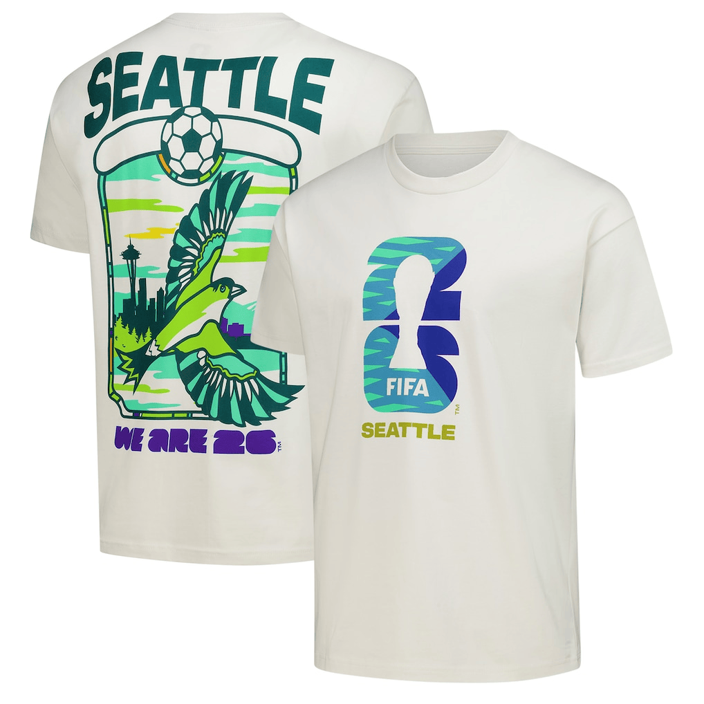 2026 FIFA World Cup Outerstuff Seattle Host City Local T-Shirt - Natural