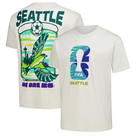 2026 FIFA World Cup Outerstuff Seattle Host City Local T-Shirt - Natural
