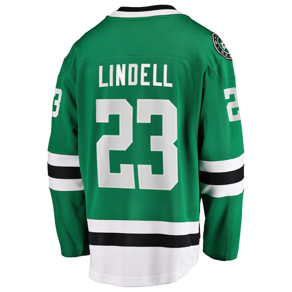 Esa Lindell 23 Dallas Stars Home Breakaway Men Jersey - Kelly Green