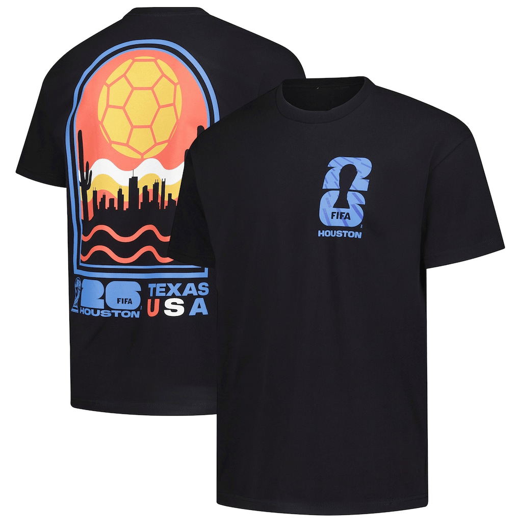 Houston Host City Local 2026 FIFA World Cup T-Shirt - Black