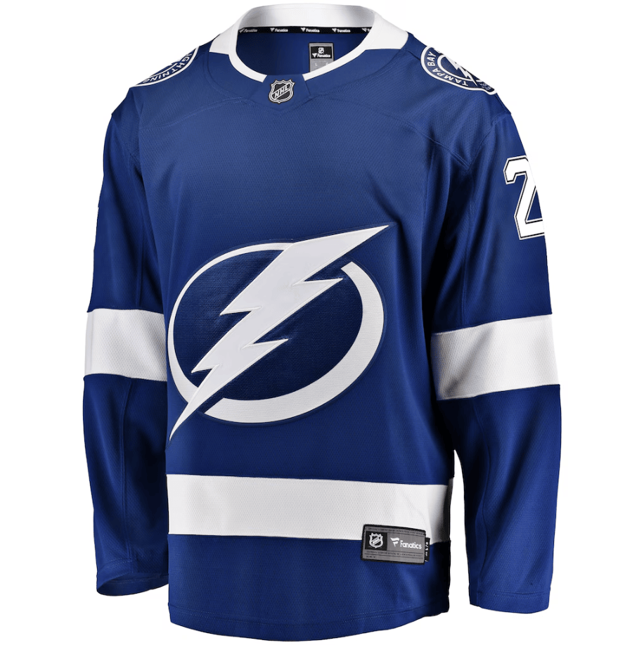 Brayden Point 21 Tampa Bay Lightning Home Breakaway Player Jersey - Blue
