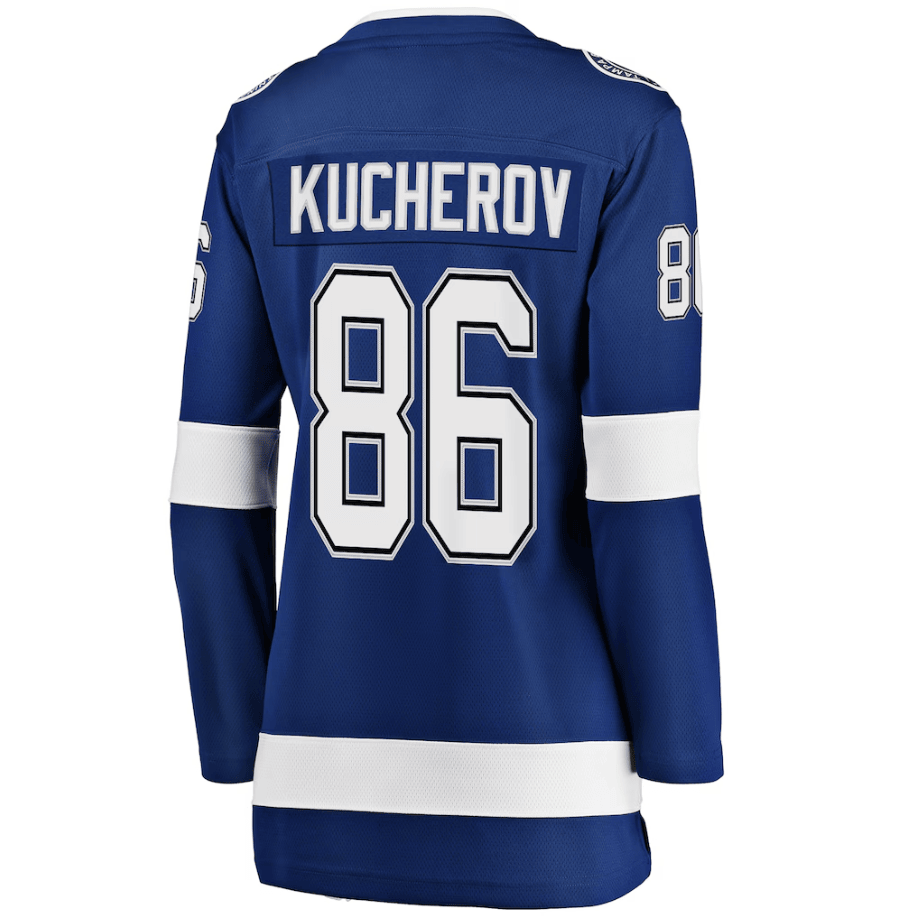 Nikita Kucherov 86 Tampa Bay Lightning Women's Breakaway Player Jersey - Blue