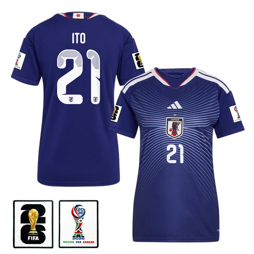 Hiroki Ito 21 Japan National Team 2026 Women's Home Jersey - Blue