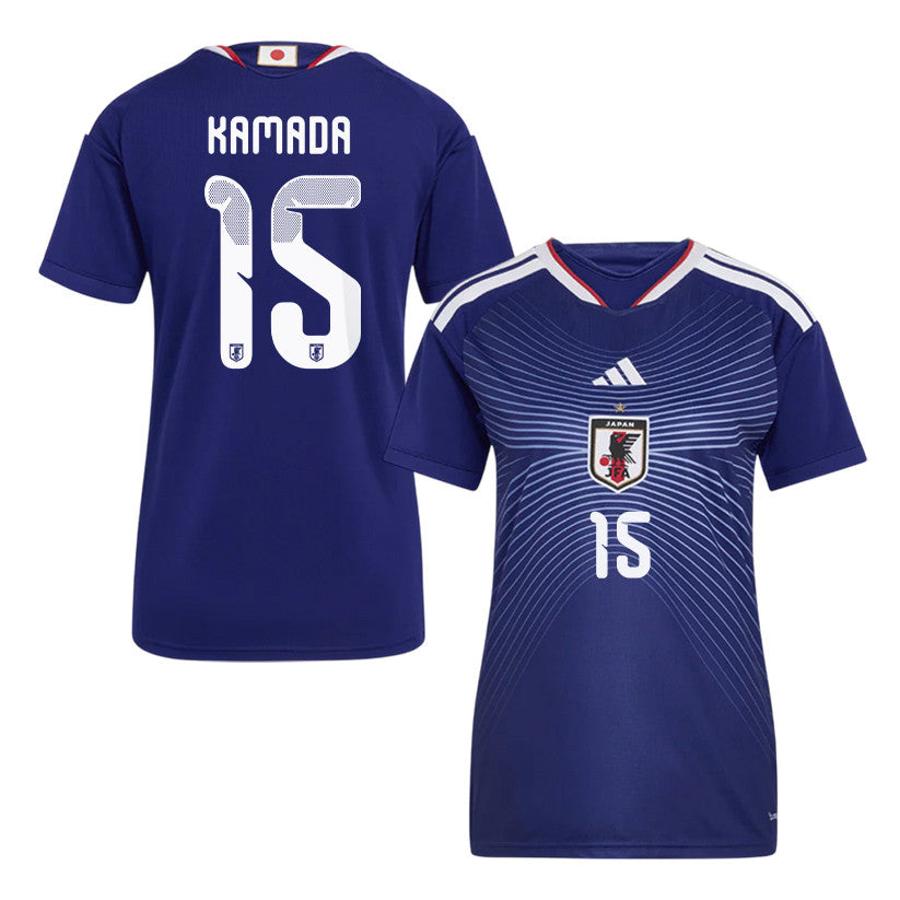 Daichi Kamada 15 Japan National Team 2026 Women's Home Jersey - Blue