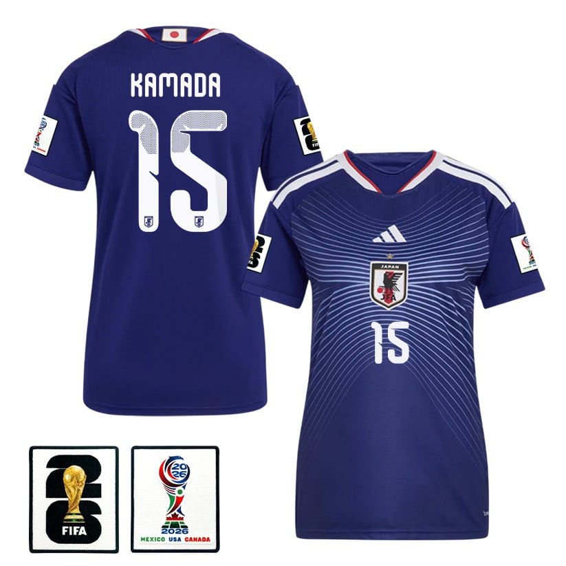 Daichi Kamada 15 Japan National Team 2026 Women's Home Jersey - Blue